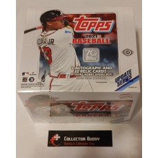 2021 Topps Update Series Factory Sealed Hobby Jumbo Box of 10 Packs of 46 Cards